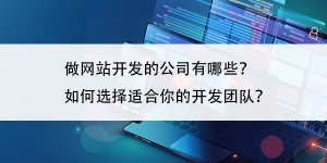 做网站开发的公司有哪些？如何选择适合你的开发团队？缩略图